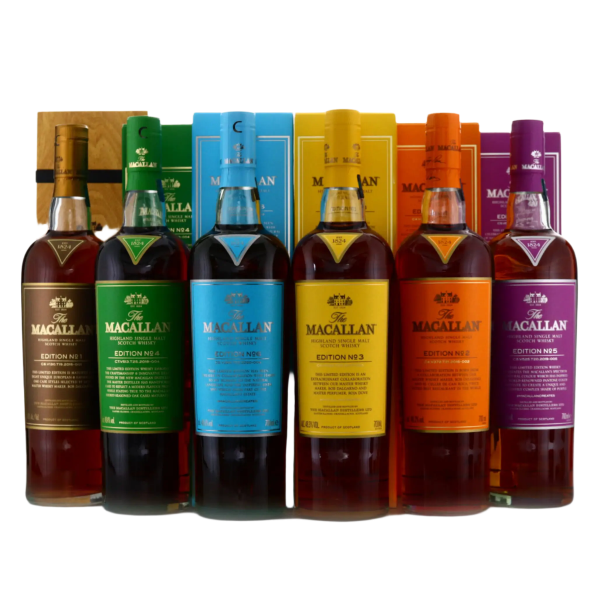 The Macallan Edition 1-6 – En Enestående Smagsrejse Gennem Seks Unikke Udgivelser