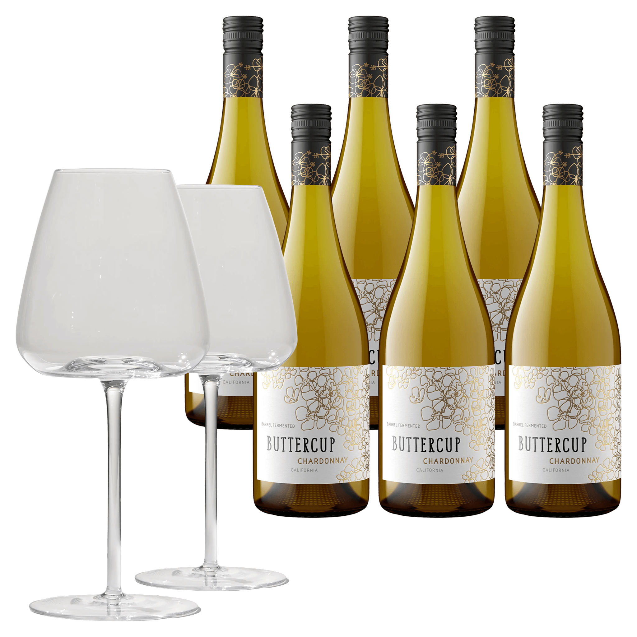 Forkæl Mor med Buttercup & Brilliant Blanco Glas