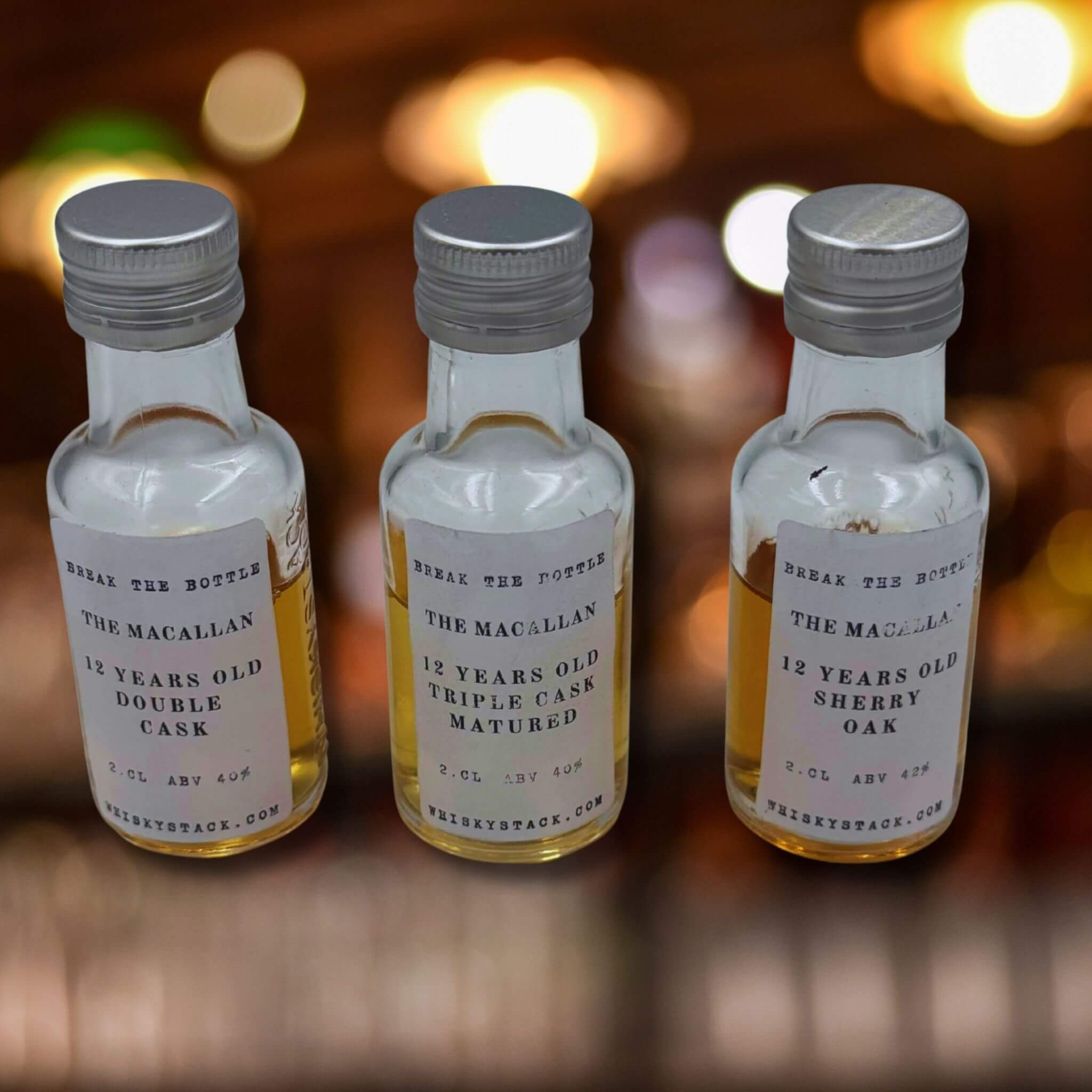 En udsøgt smagsrejse gennem Macallan – Break the Bottle 12 Year Trio