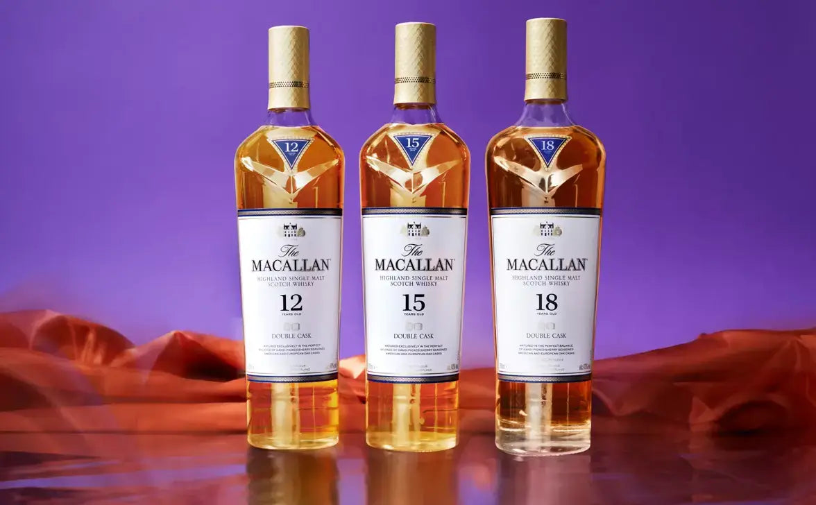 The Macallan Double Cask 12, 15 and 18