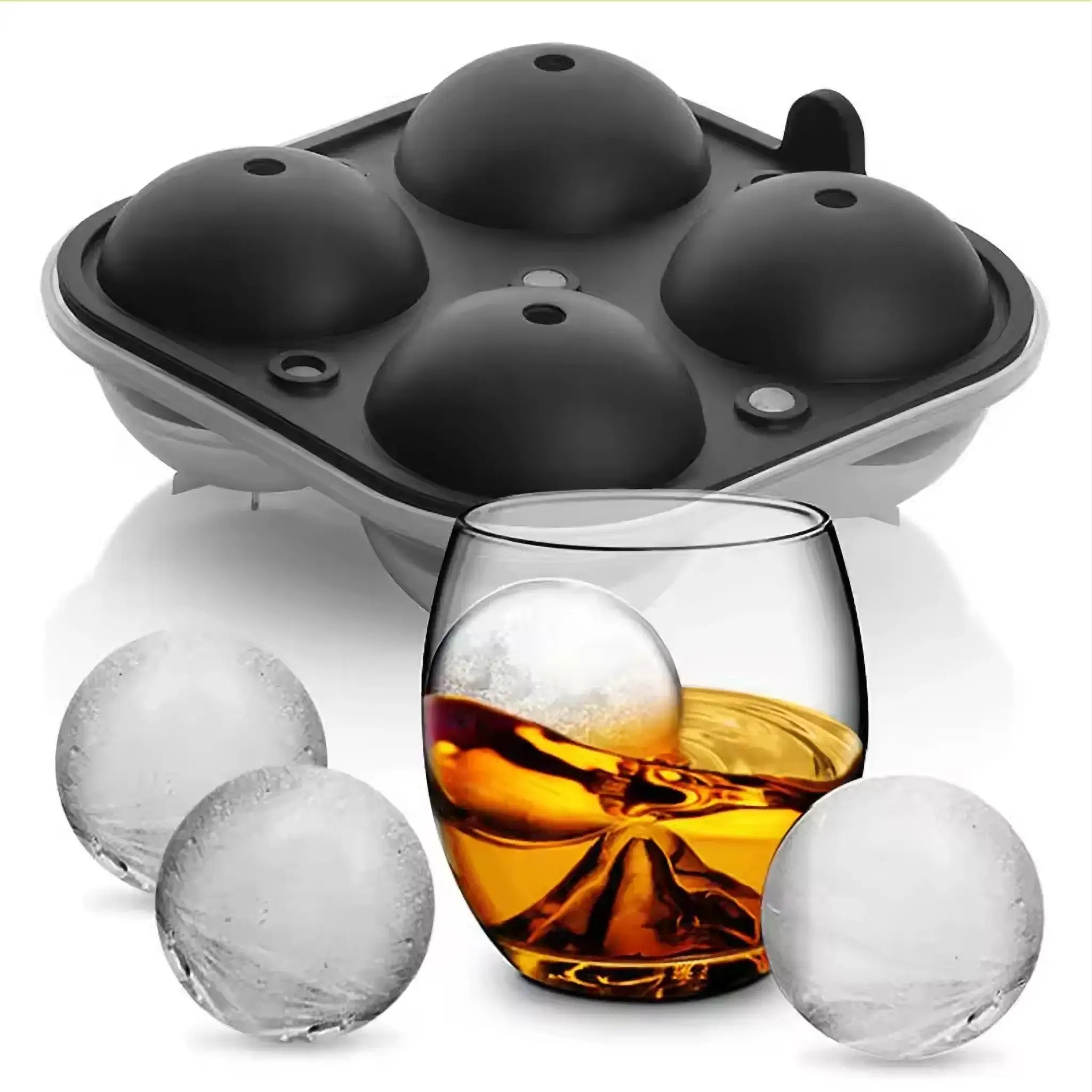 Supreme Round ice cubes 4 pcs. Ø6 cm