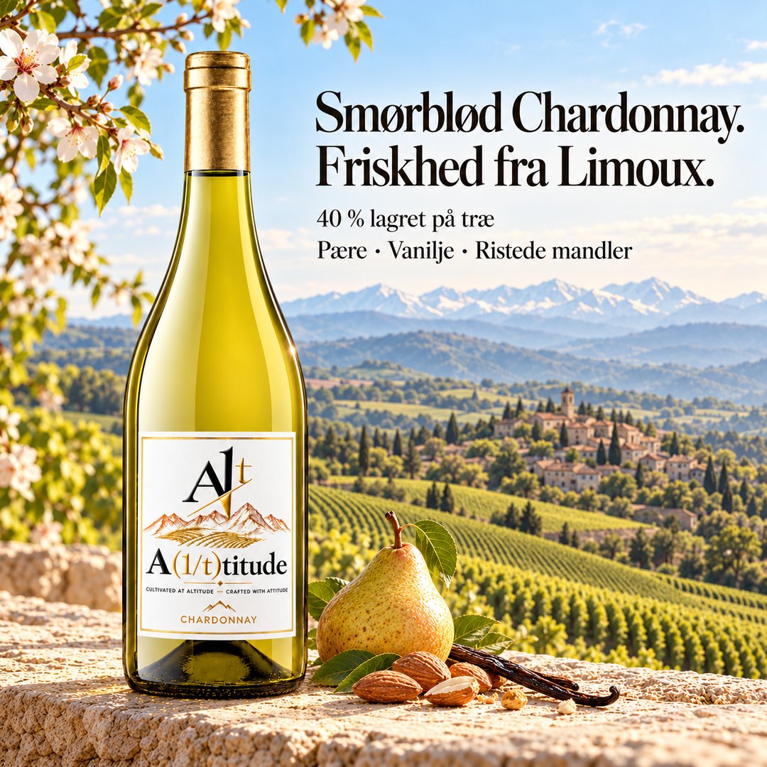 Alttitude chardonnay hvidvin vin Frankrig