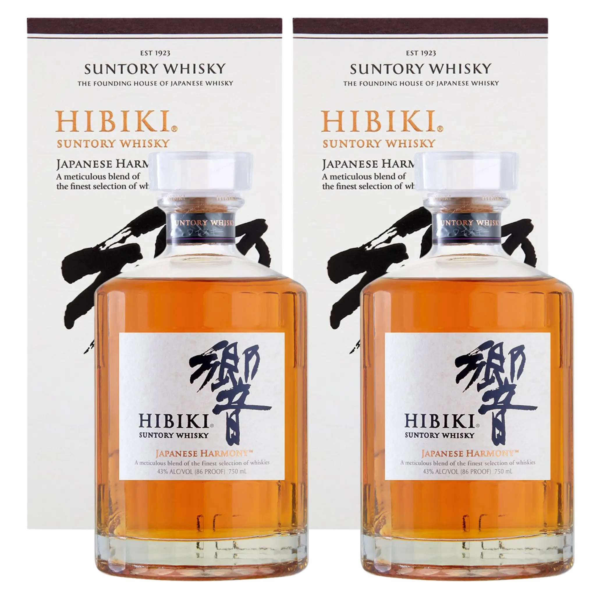 Hibiki 2-pak Tilbud – Japansk Perfektion til En Fantastisk Pris - 2 flasker og bokse