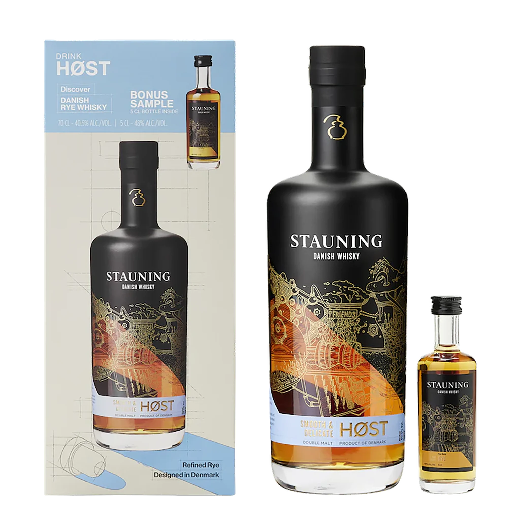 Stauning HØST Gavesæt – Dansk Whisky med Dybde, Balance og Karakter