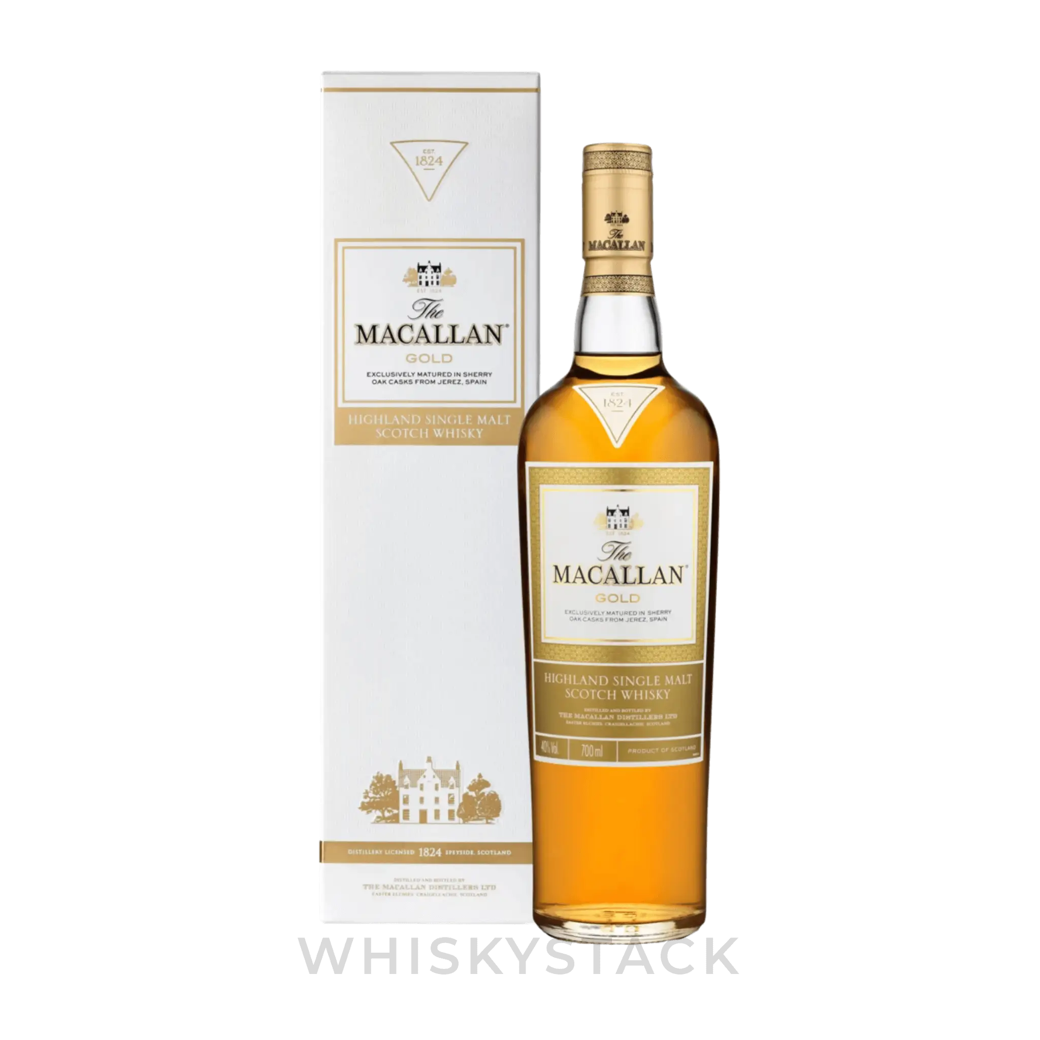 The Macallan Gold Whisky – White Box Edition 70 cl Flaske og Boks