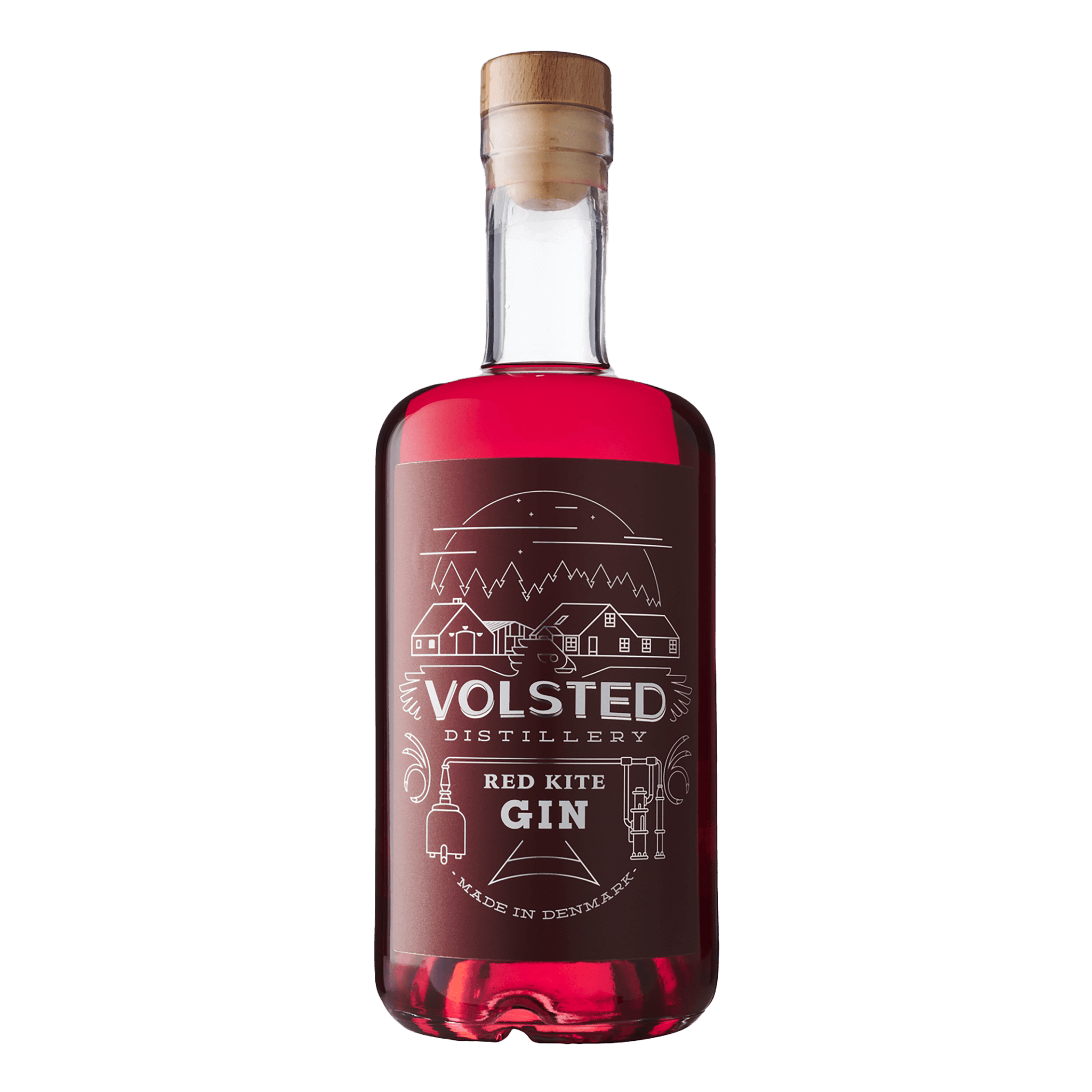 Volsted Red Kite Gin Flaske