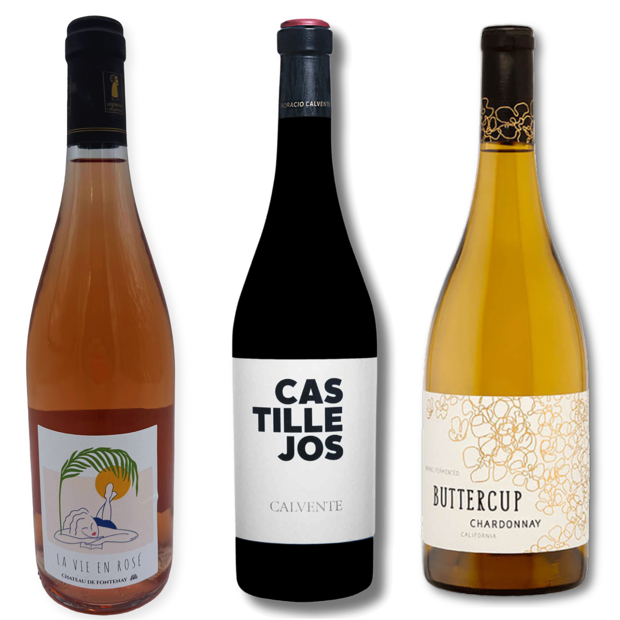 Smagspakke med Buttercup, Castillejos og La Vie en Rosé