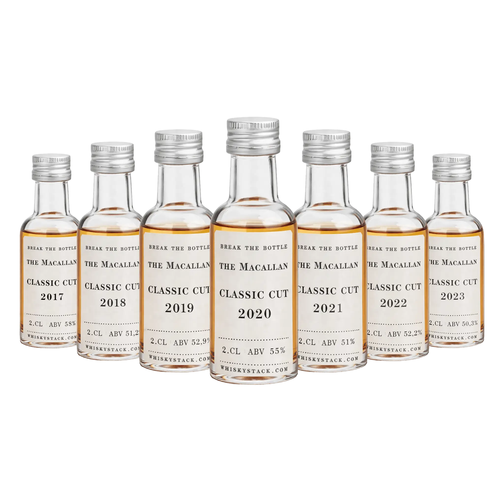 Macallan Classic Cut 2017-2023 – Smagesæt (7 x 2 cl.)