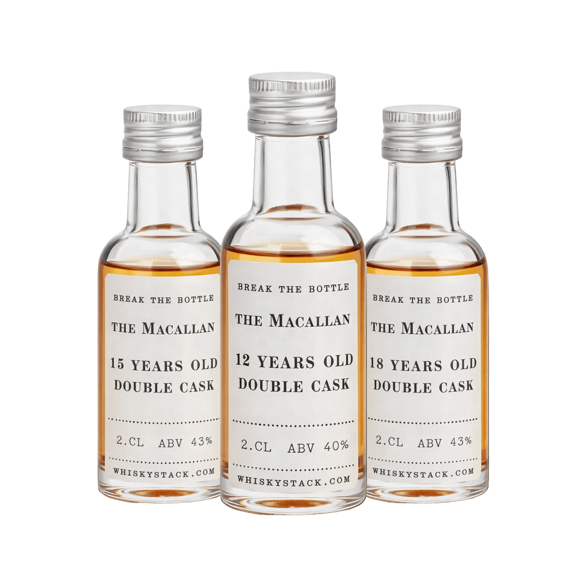 The Macallan Double Cask Trilogy - Eksklusiv Smagnings Sæt Whiskystack