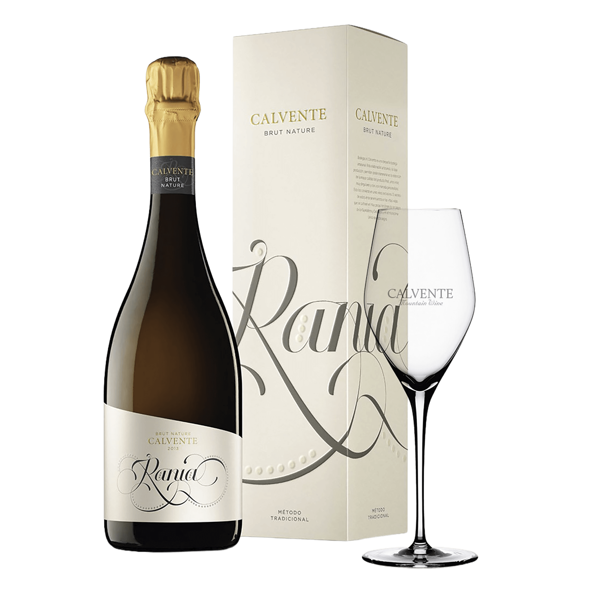 Calvente Rania Cava Brut Nature pack Whiskystack