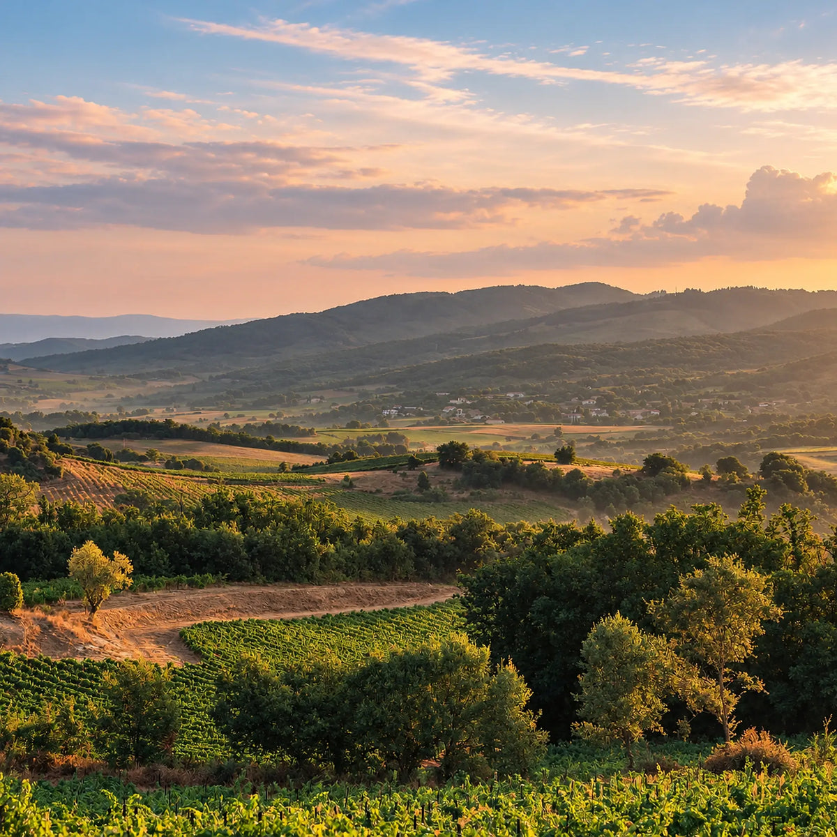 Chateau Canet Wine Yards View