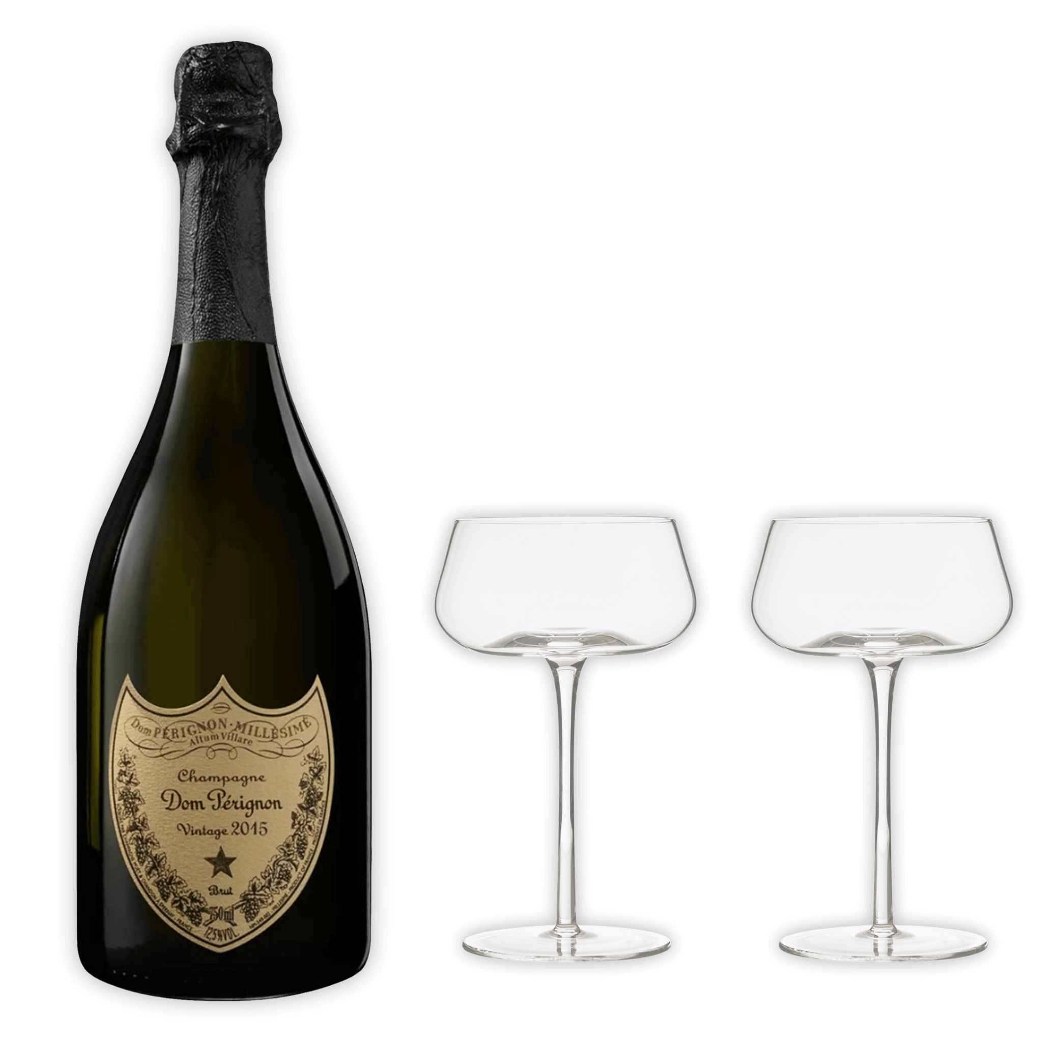 Dom Pérignon 2015 + 2 Champagneglas fra The ManCave