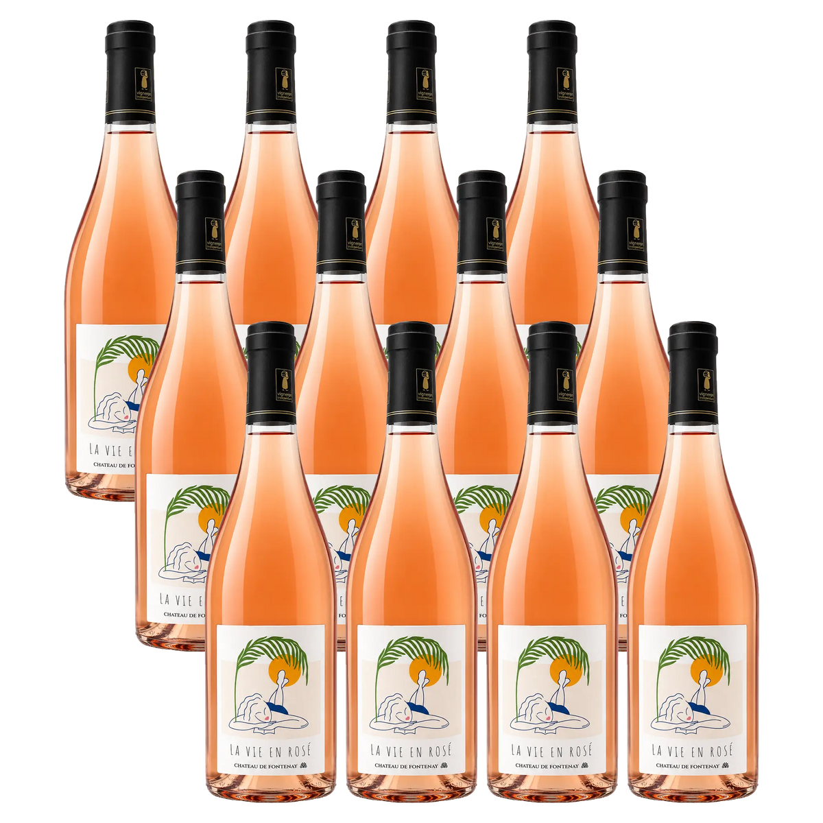 La Vie en Rosé Rosévin 12 flasker Whiskystack