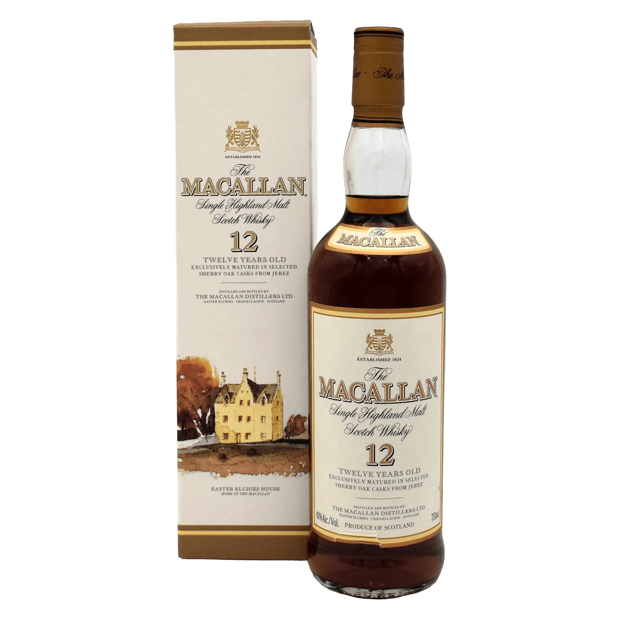 Macallan 12 Year Single Highland Malt Scotch Whisky Whiskystack