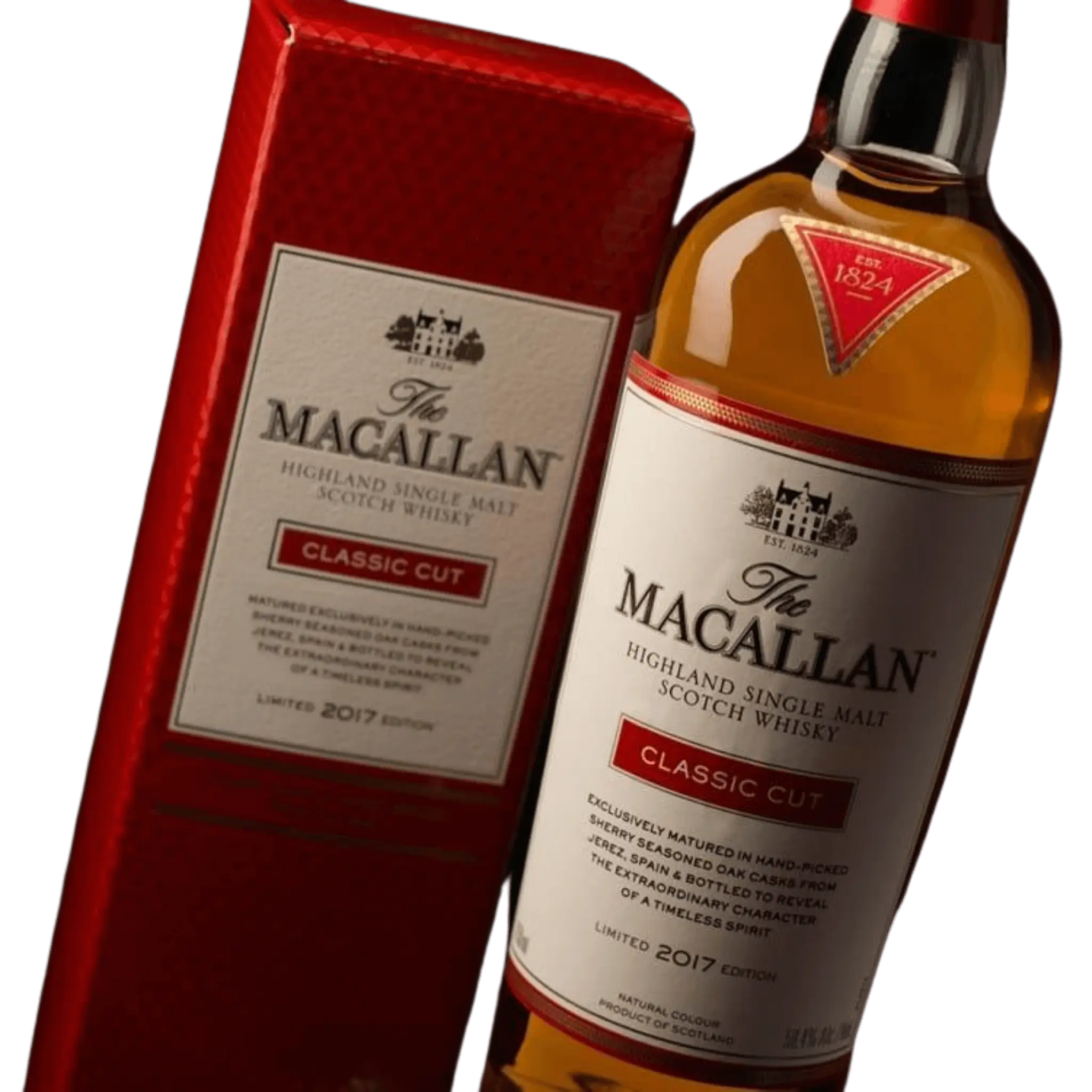 Macallan Classic Cut 2017 Edition Boks og Flaske