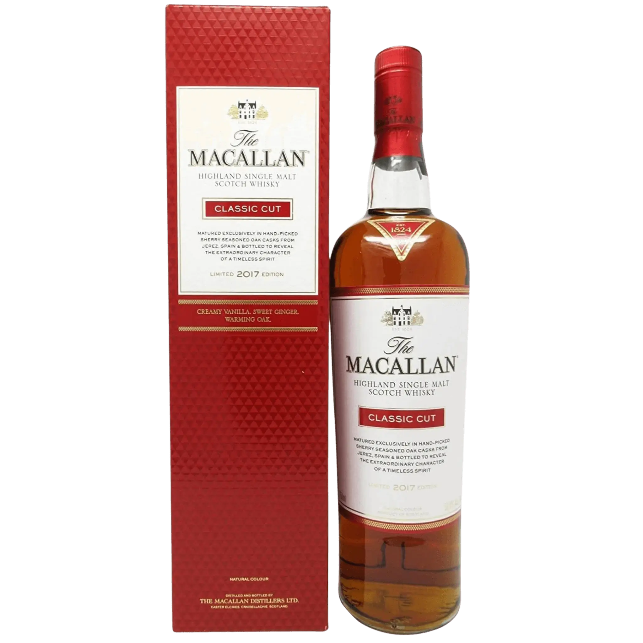 Macallan Classic Cut 2017 Edition Flaske og Boks
