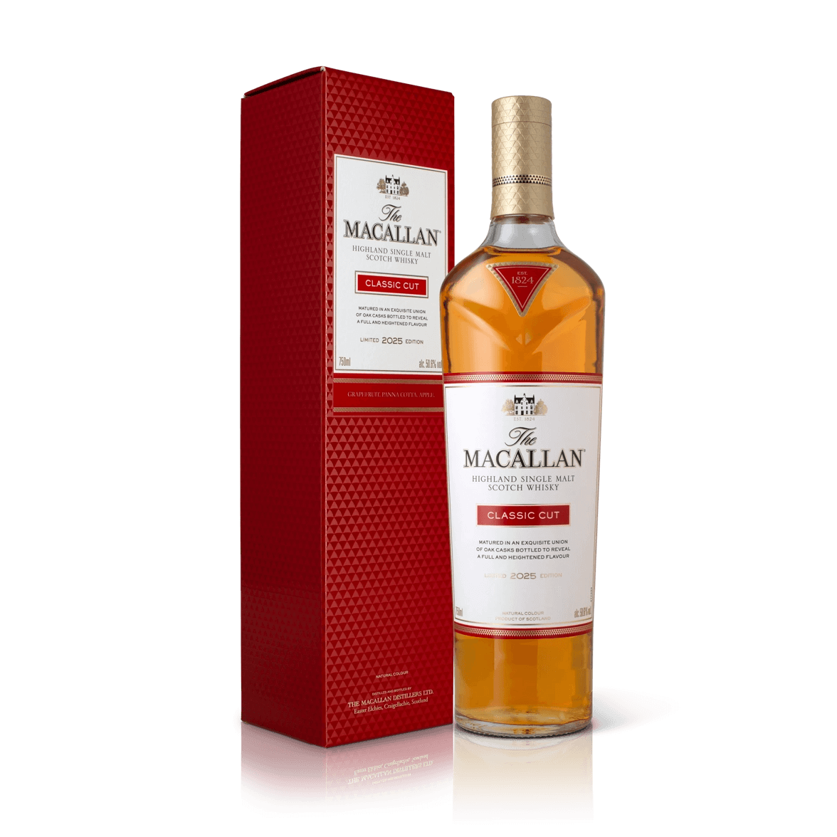 ウイスキー The Macallan Classic Cut 700ml 2025 Macallan Classic Cut 2025 – Full-bodied whisky at 50.3% ABV
