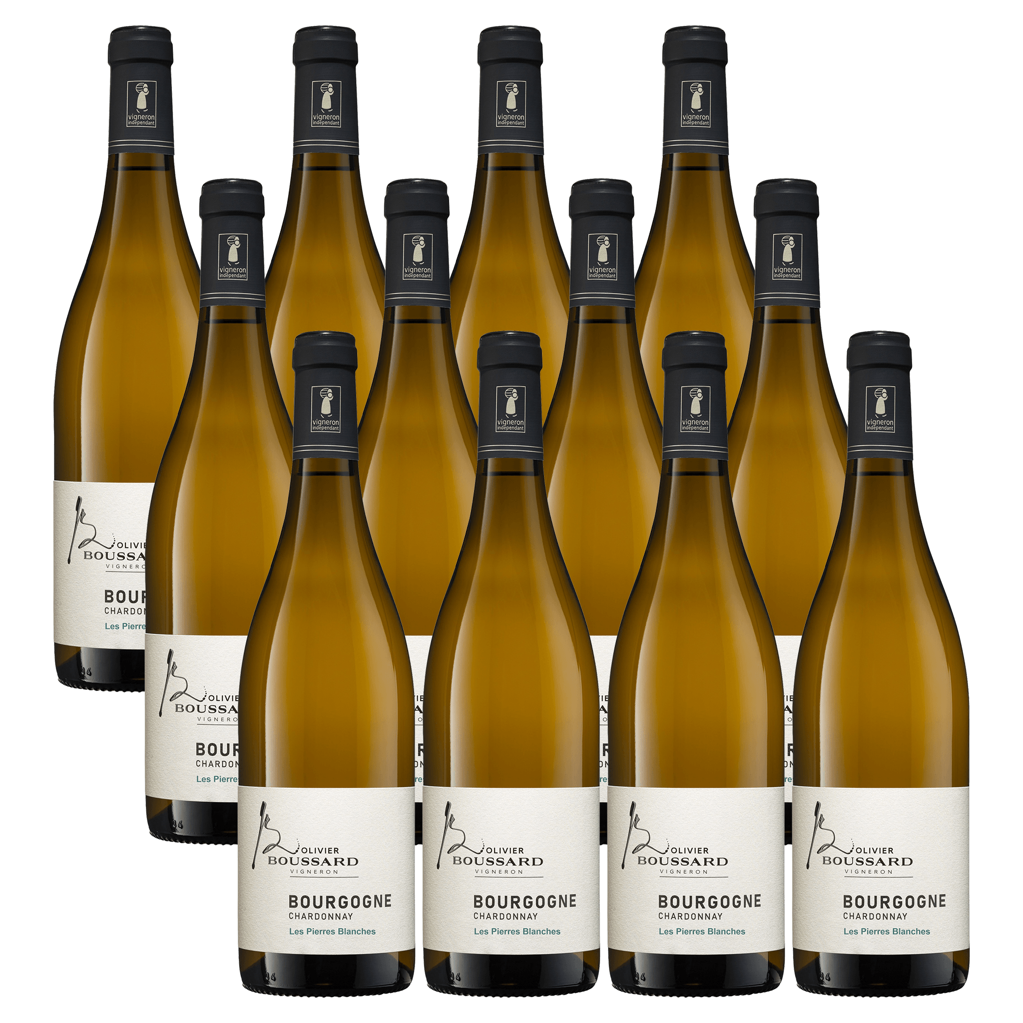 Domaine Boussard Bourgogne Chardonnay Cuvée Les Pierres Blanches 2024 12 bottles