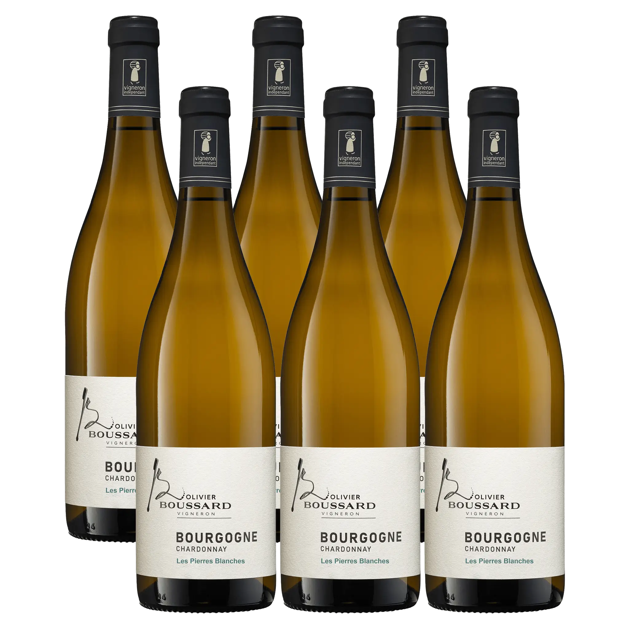 Domaine Boussard Bourgogne Chardonnay Cuvée Les Pierres Blanches 6 bottles