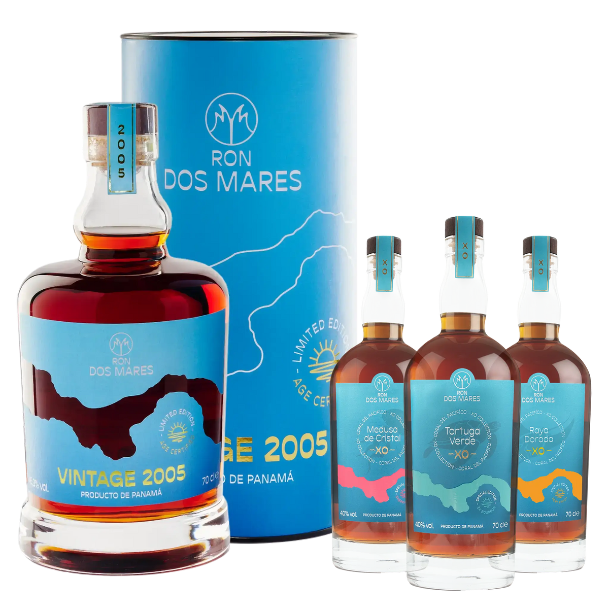 Ron Dos Mares 2005 Vintage Limited Edition 19 år + GRATIS XO (Valgfri)