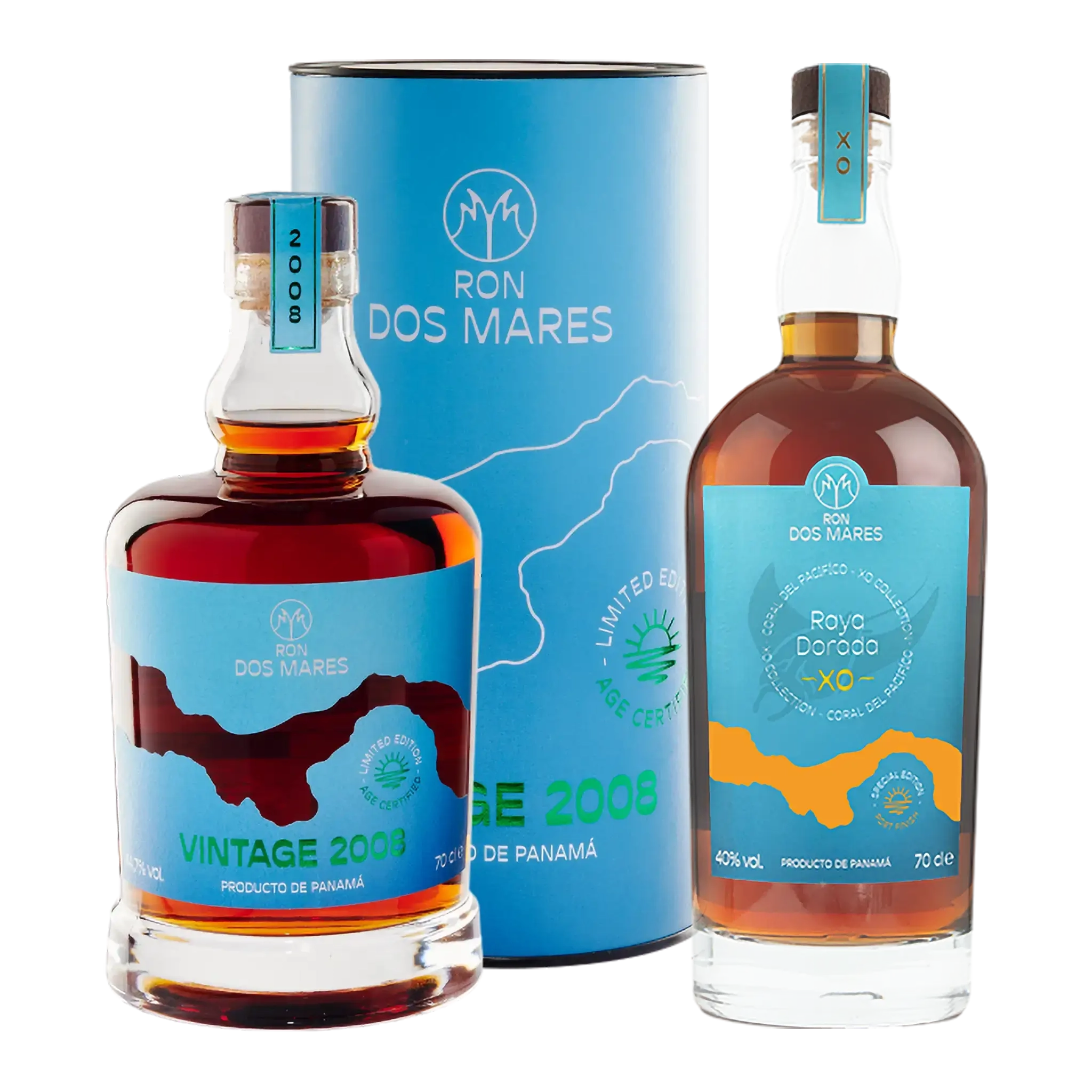 Ron Dos Mares Vintage 2008 Limited Edition 16 år + GRATIS Raya Dorado XO