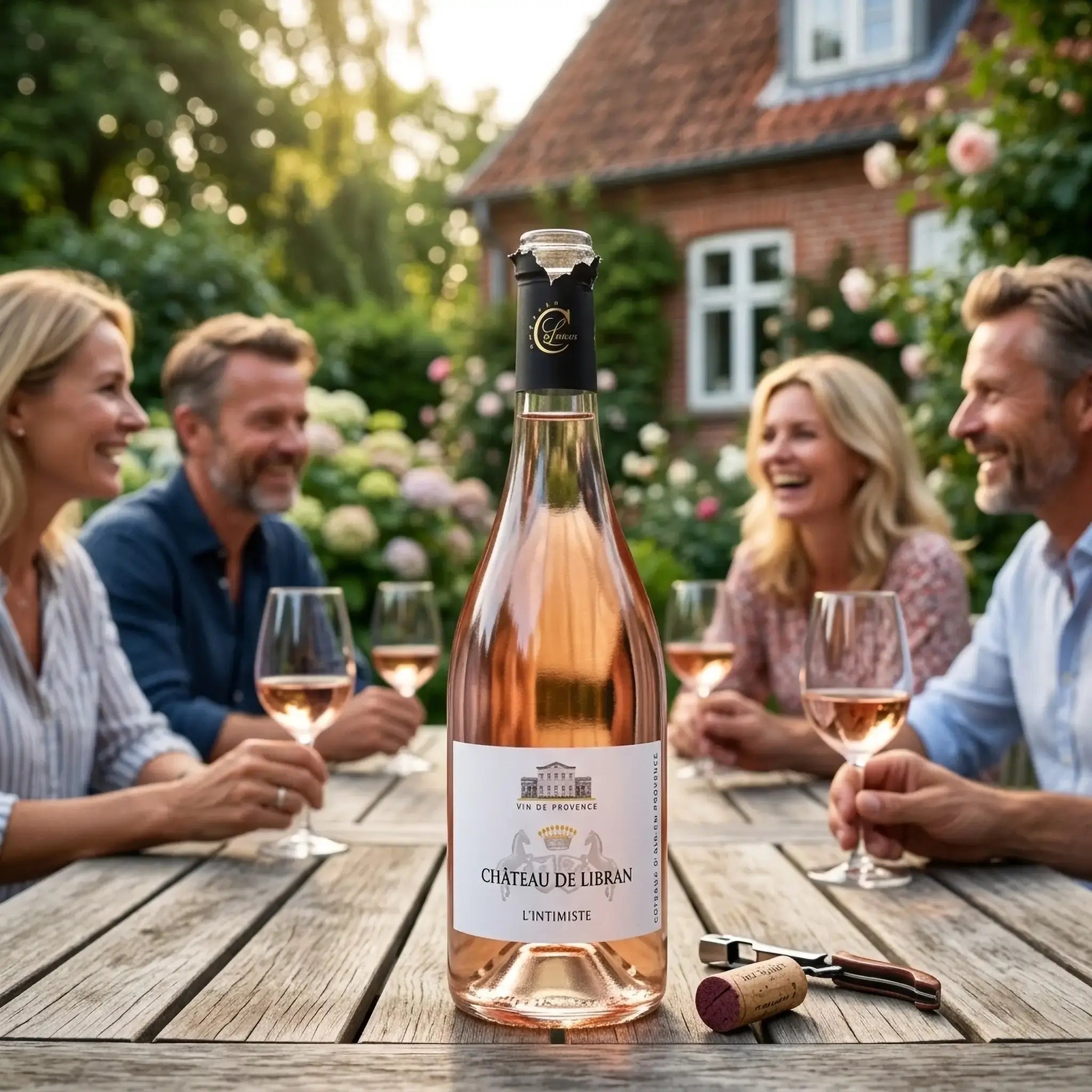 Chateau de Libran 2025 Rosévin on table Whiskystack