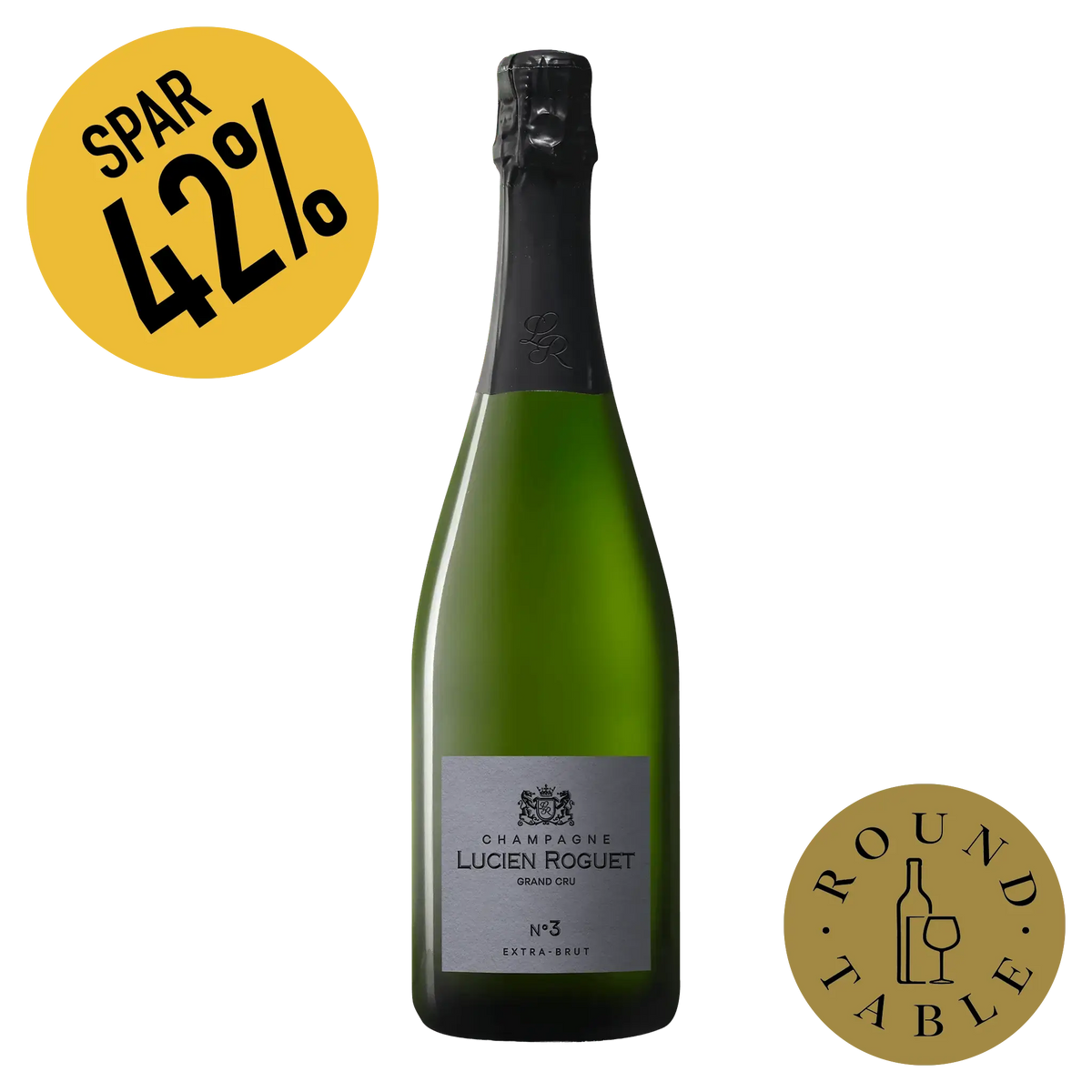 Lucien Roguet No. 3 Extra-Brut Blanc De Noirs Grand Cru Champagne (Round Table)