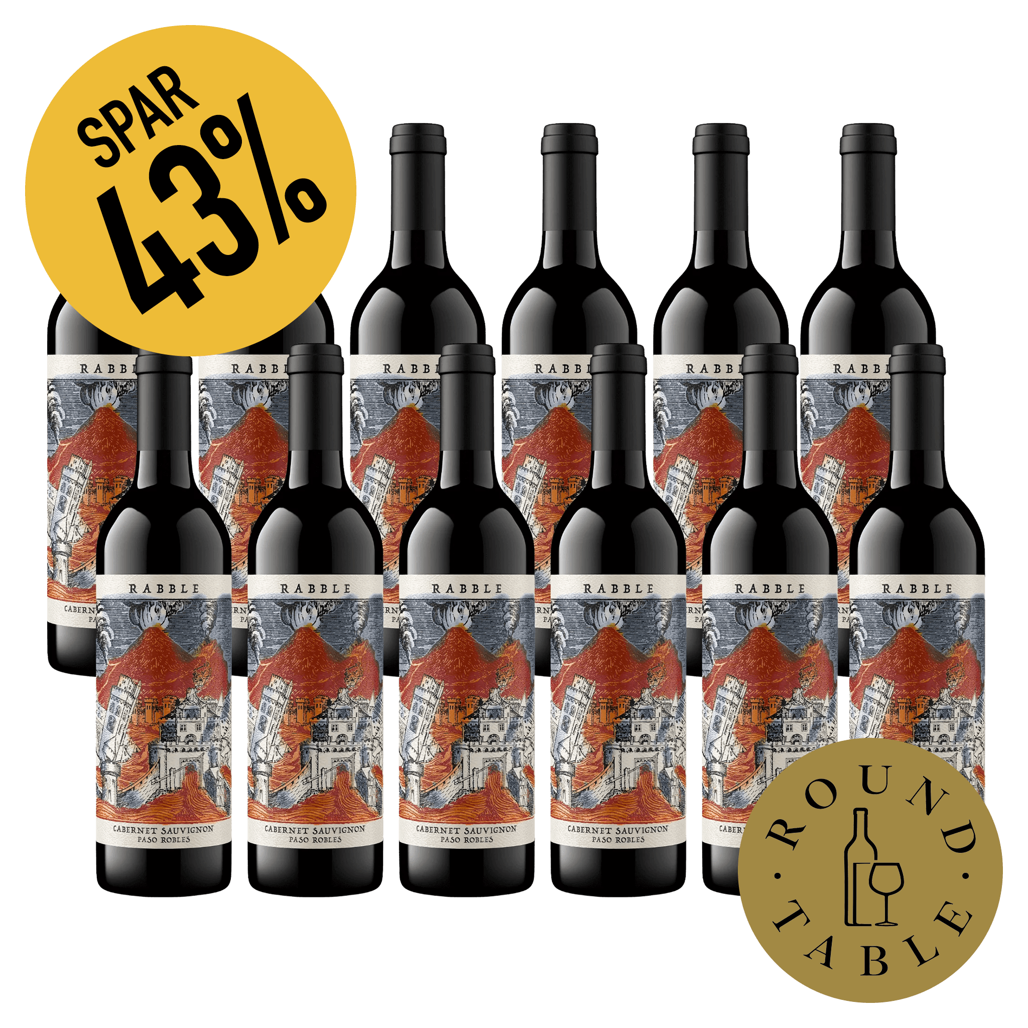 12 fl. Rabble 2023 Cabernet Sauvignon (Round Table)