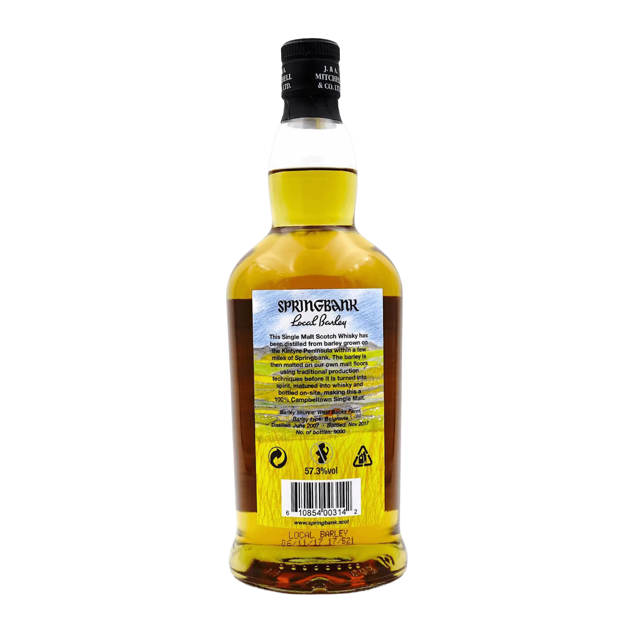 Springbank Local Barley 10 Year Old 2017 Whisky Whiskystack Back