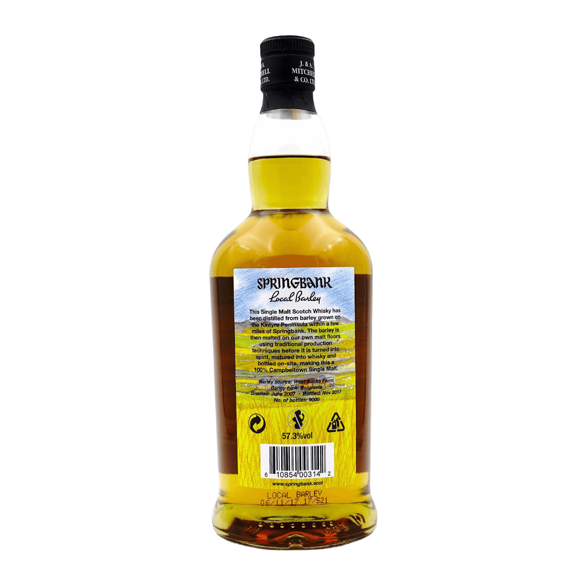 Springbank Local Barley 10 Year Old 2017 Whisky Whiskystack Back