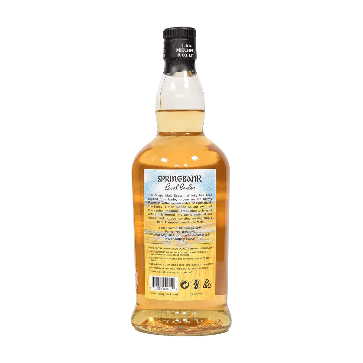 Springbank Local Barley 10 Years 2022 Whisky Whiskystack Back