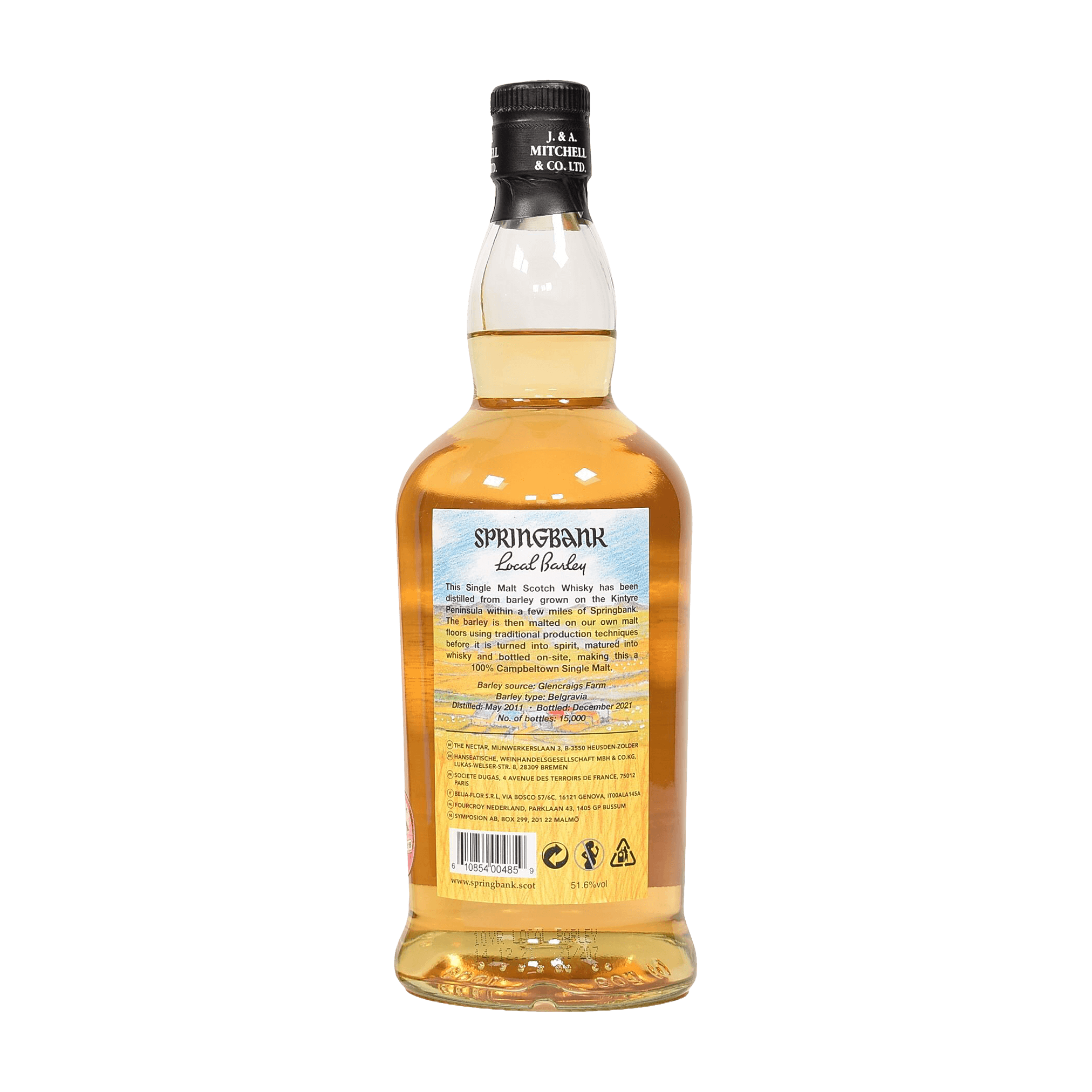 Springbank Local Barley 10 Years 2022 Whisky Whiskystack Back
