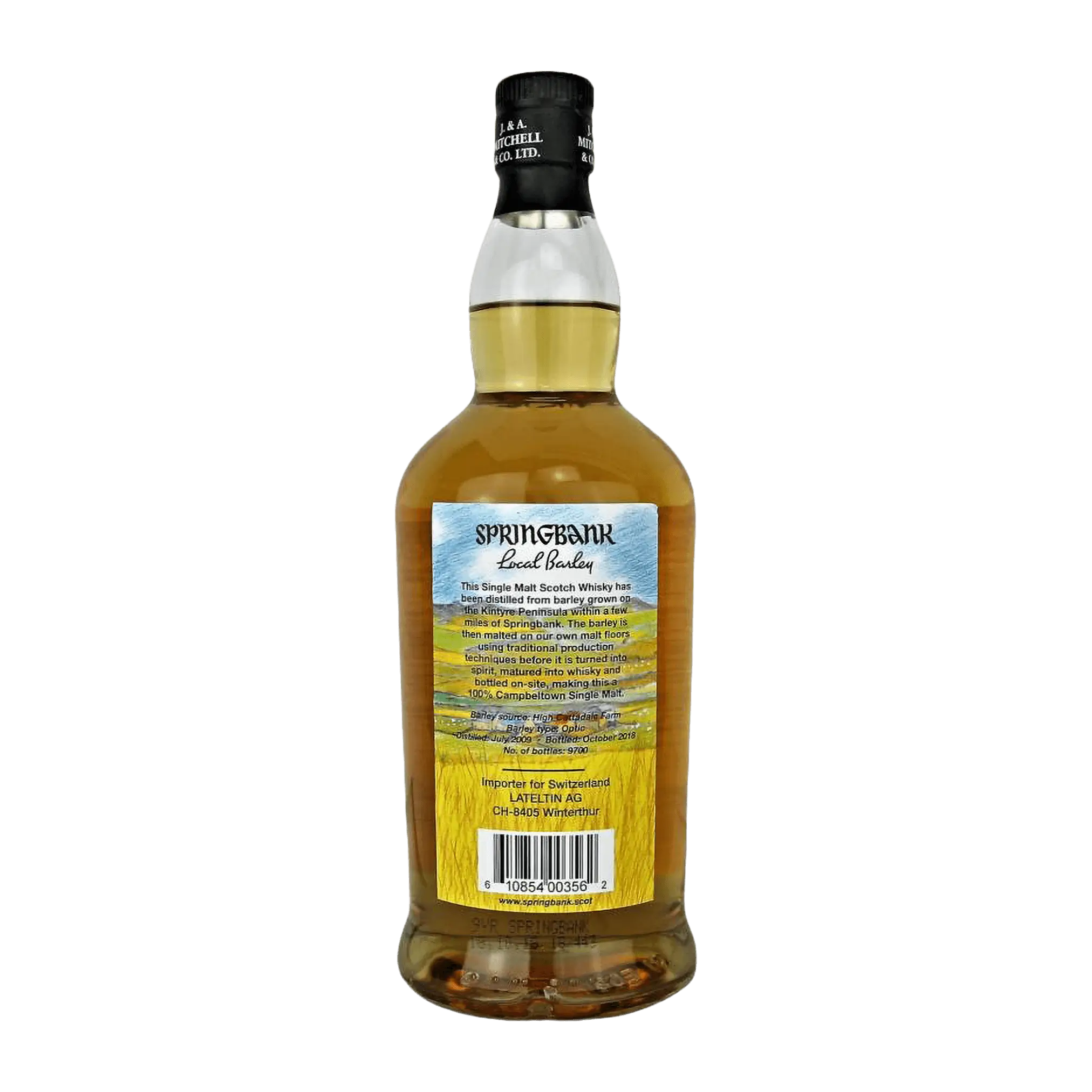 Springbank Local Barley 9 Year Old 2018 Whisky Whiskystack Back