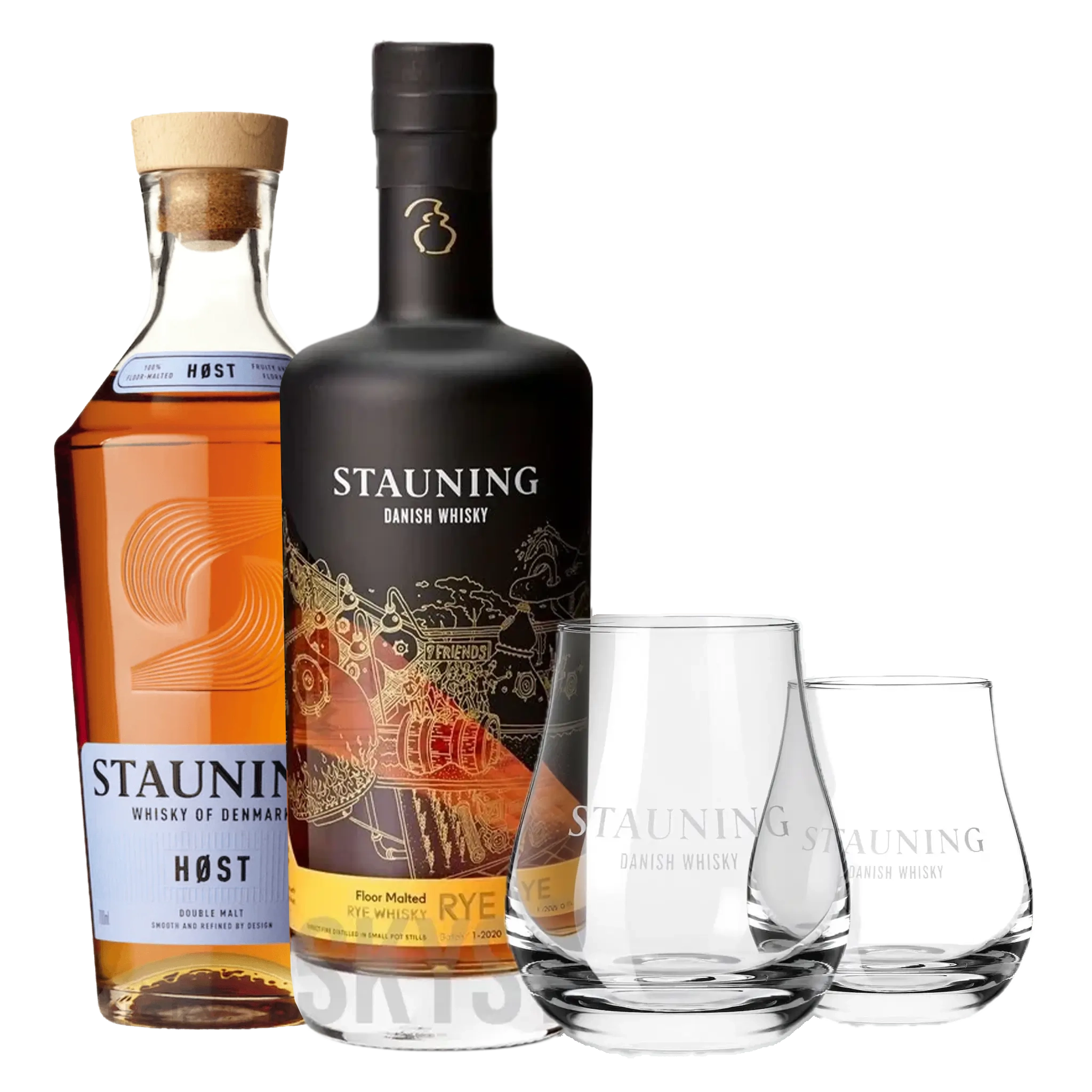 Stauning HØST & RYE + 2 pcs. FREE Stauning Whisky Glasses