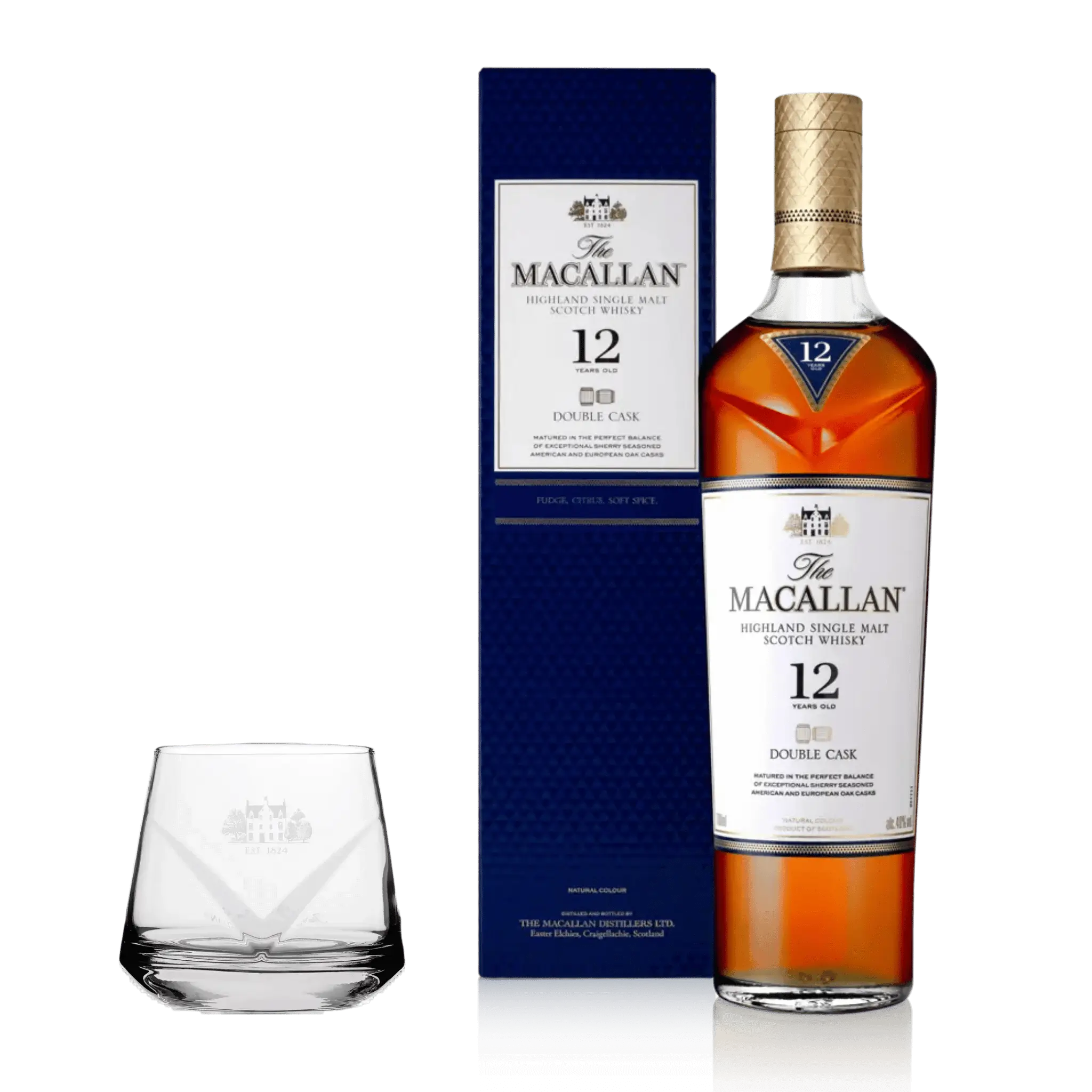 The Macallan 12 YO & tumbler glas – Fars Dags gavepakke