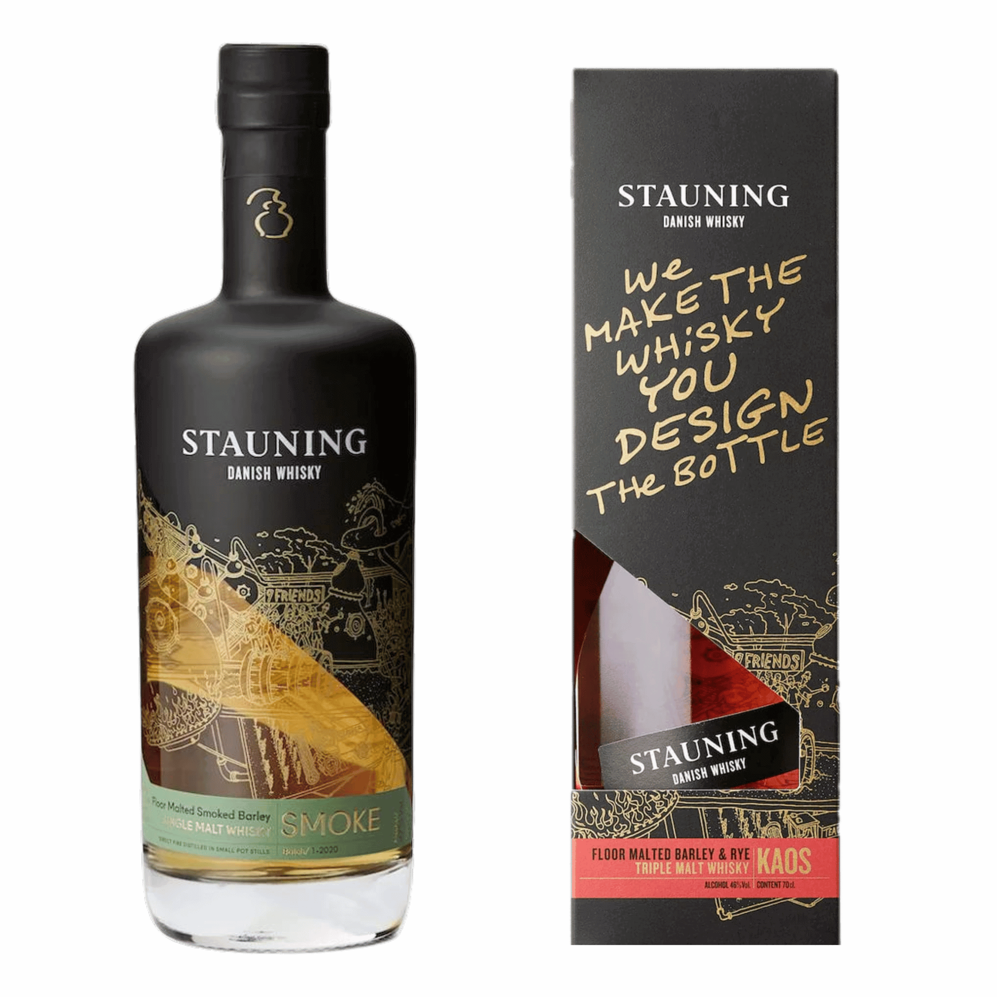 Stauning Kaos & Stauning Smoke – Dansk Whisky med Sjæl, Styrke og Stil