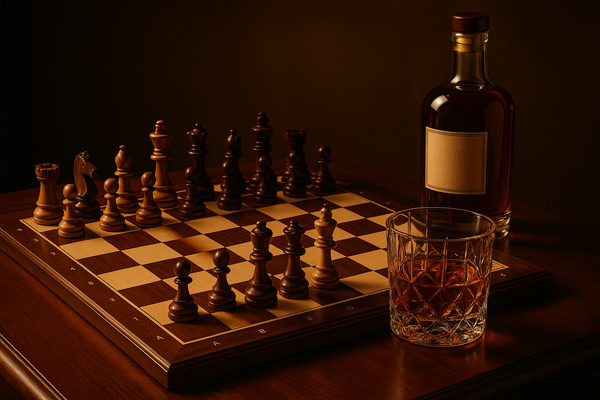 The Perfect Combination of Strategy and Elegance: Whiskey and Chess