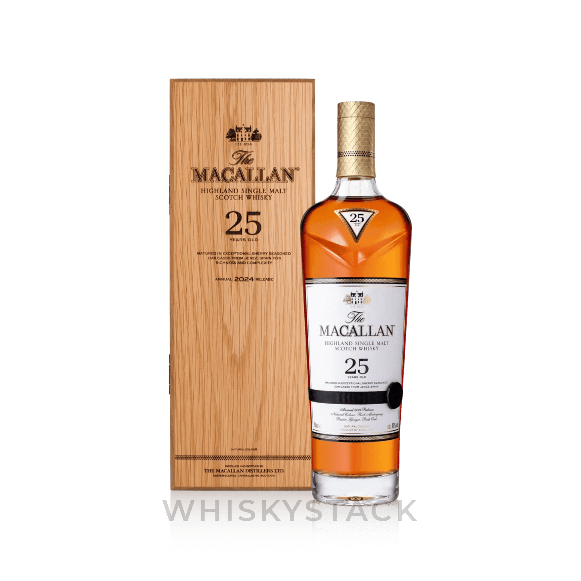 The Macallan Sherry Oak 25 YO 2024 – Intense Scottish elegance