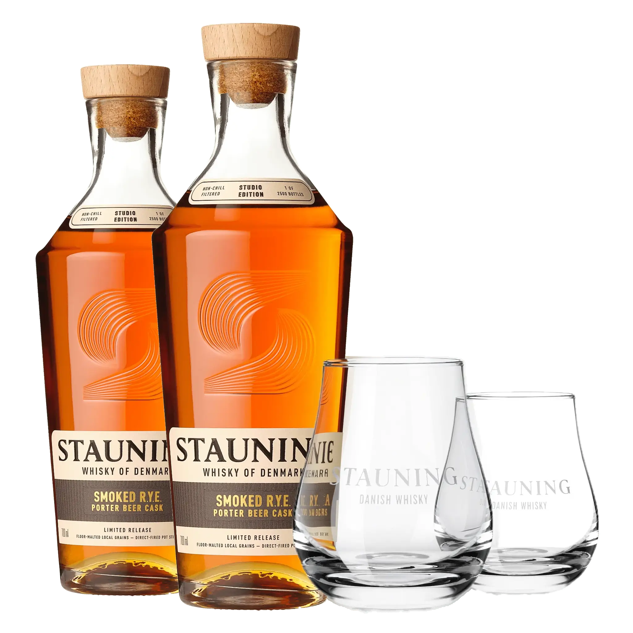 Oplev Staunings Smagsmagi: Whisky & Glas Pakke