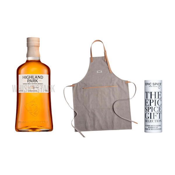 Ja tak 12 - Highland Park 15 års inkl Forklæde og BBQ mix 749,-
