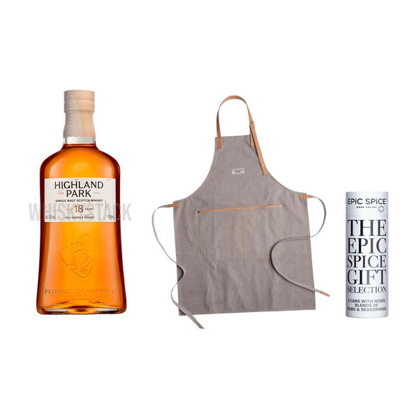 Ja tak 13 - Highland Park 18 års inkl Forklæde og BBQ mix 999,-