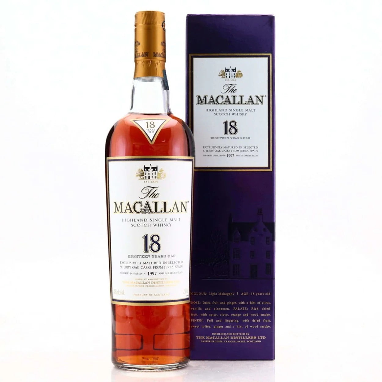 Macallan 18 Years Old Sherry Oak - 1995