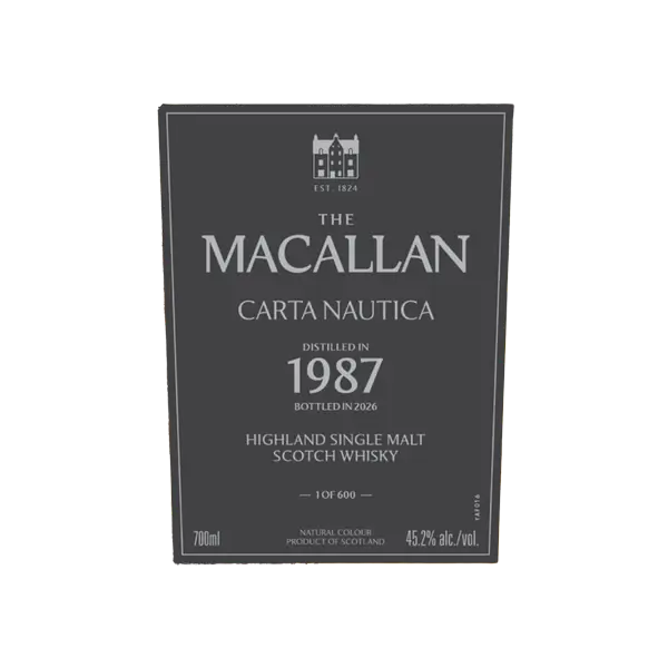 Macallan 1987 Carta Nautica Single Malt Scotch Whisky