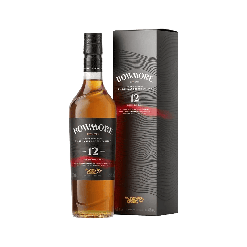 Bowmore 12 Year Old Sherry Oak Cask Flaske og Box