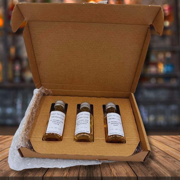 The Macallan Break the Bottle – 12 Year Trio (3 × 2 cl) Pakke