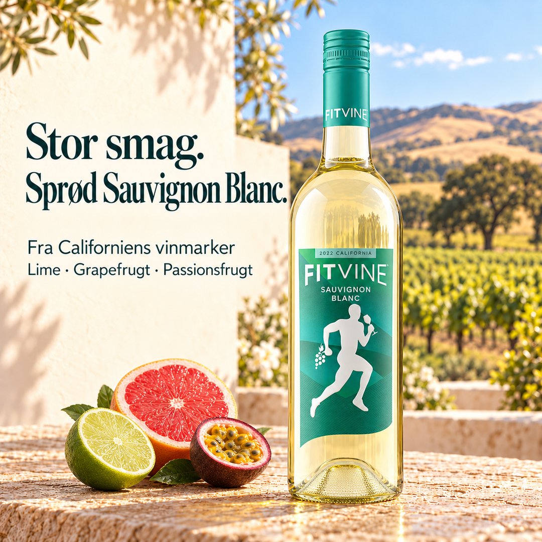sauvignon blanc fitvine vegansk uden sukker hvidvin vin 