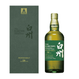 Oplev Hakushu 18 Years Old 100th Anniversary Edition – en eksklusiv japansk peated malt whisky med friske citrusnoter, delikat røg og lang finish. En sjælden samlerflaske for whiskyelskere.