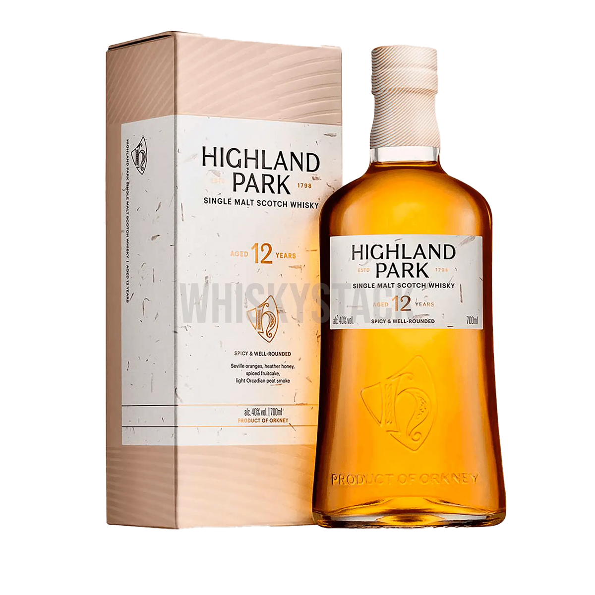 Highland Park 12 Year Old – Classic Single Malt, New Design