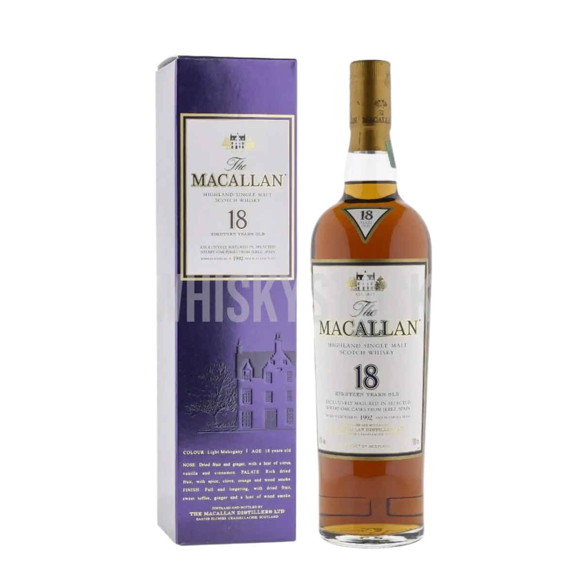 Macallan 18 Year Old - Sherry Oak - 1992