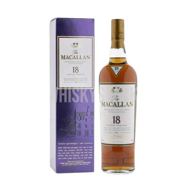 Macallan 18 Year old - Sherry Oak - 1992